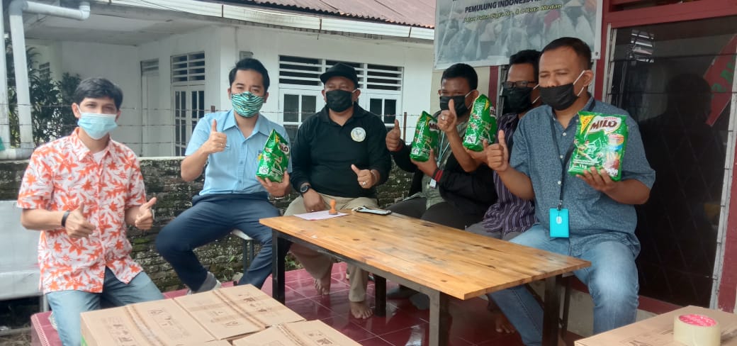 Ikatan Pemulung Indonesia SUMUT Menerima bantuan Tahap 3 PT Nestle Indonesia