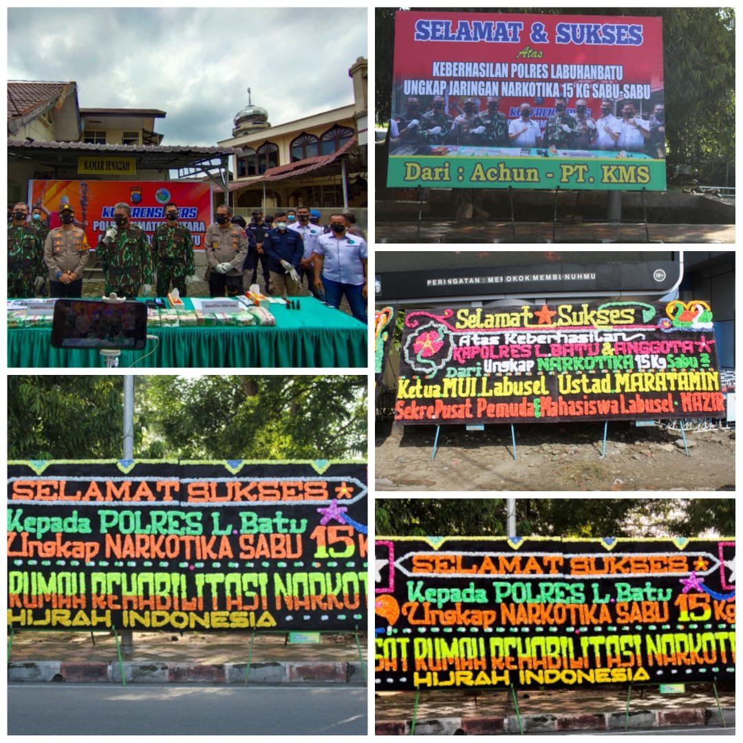 Ungkap Jaringan Narkotika Internasional dan Antar Provinsi, Polres Labuhanbatu Diapresiasi Masyarakat