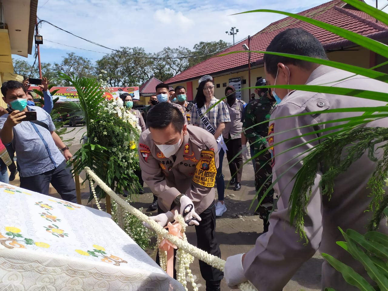 Kapolrestabes Medan Resmikan Taman Satwa Mini 