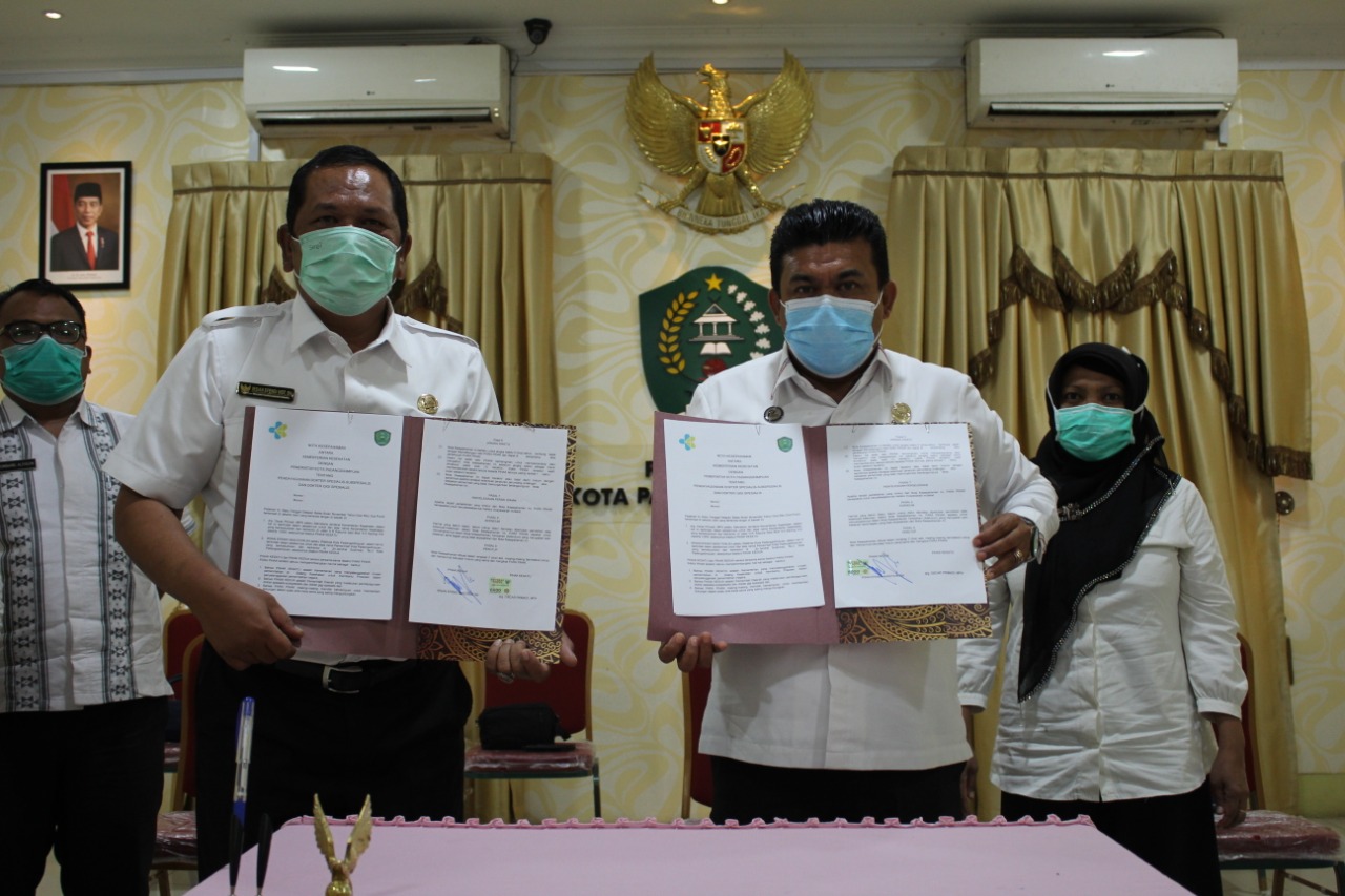 MoU Pendayagunaan Dokter Spesialis, Walikota Irsan : Meningkatkan Pelayanan Kepada Masyarakat