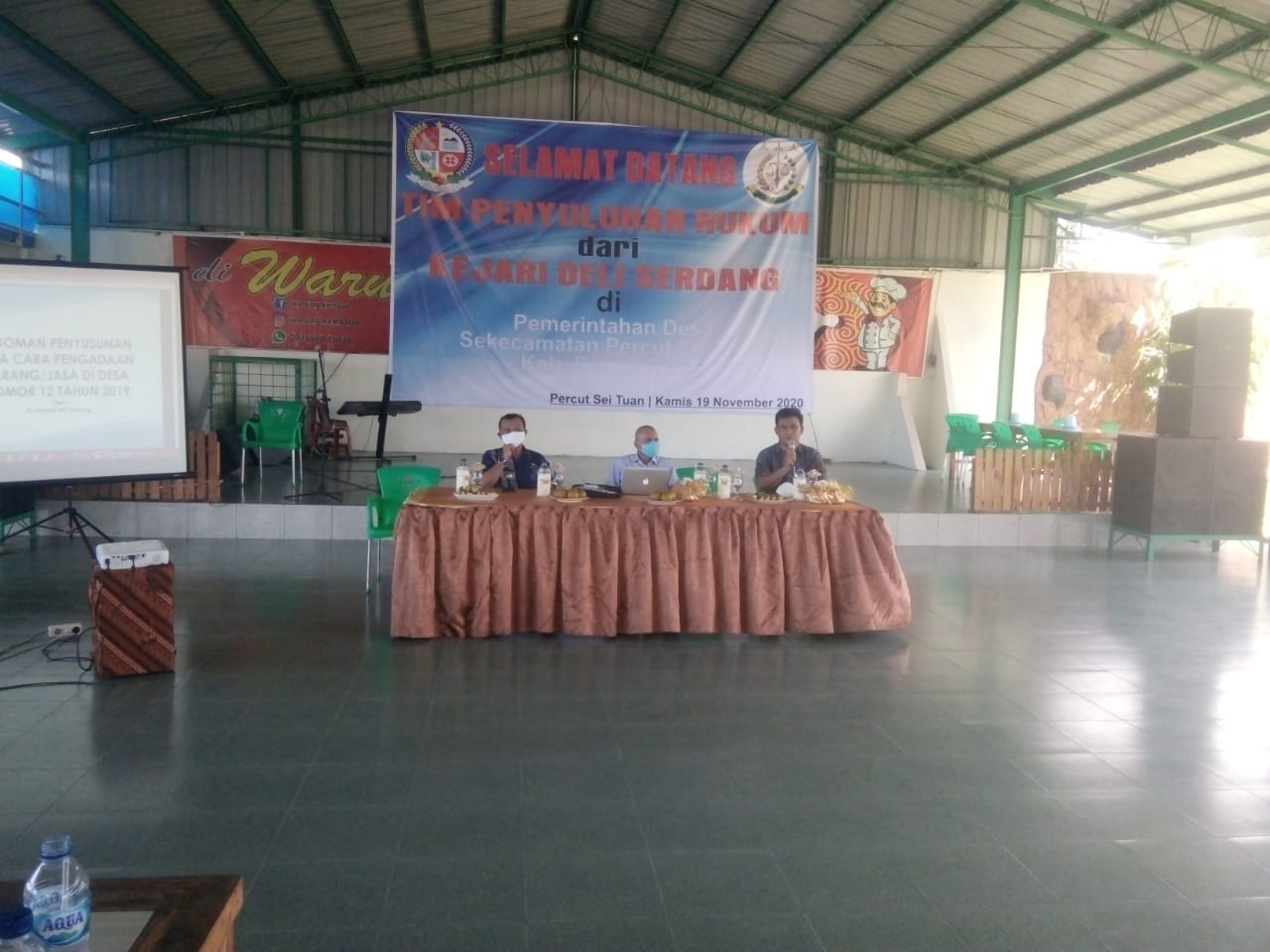 Kejari Â DS Â Gelar Penyuluhan Hukum kepada Kades se Kecamatan Percut sei Tuan