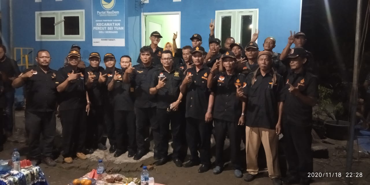 Enam Ranting Pendawa Desa di Percut Sei Tuan Dilantik