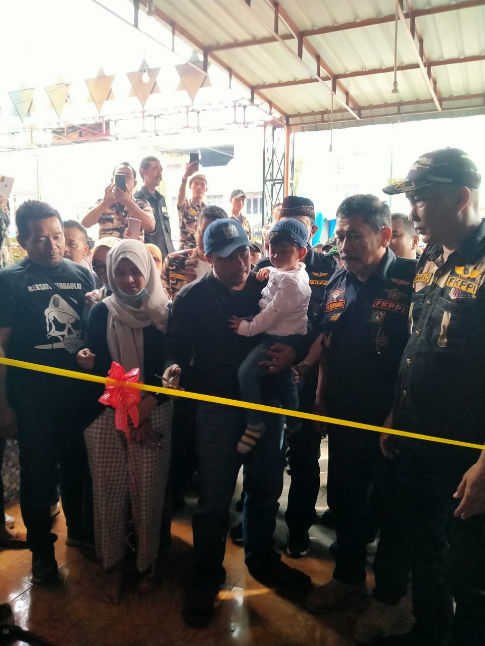 Peresmian Kantor Sekretariat FKPPI PC 0250 Â Langkat Santuni Anak Yatim.