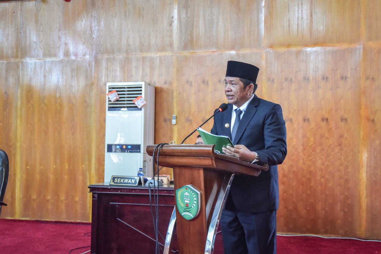 Walikota Irsan Efendi Nasution Apresiasi pandangan fraksi atas 6 (enam) Ranperda