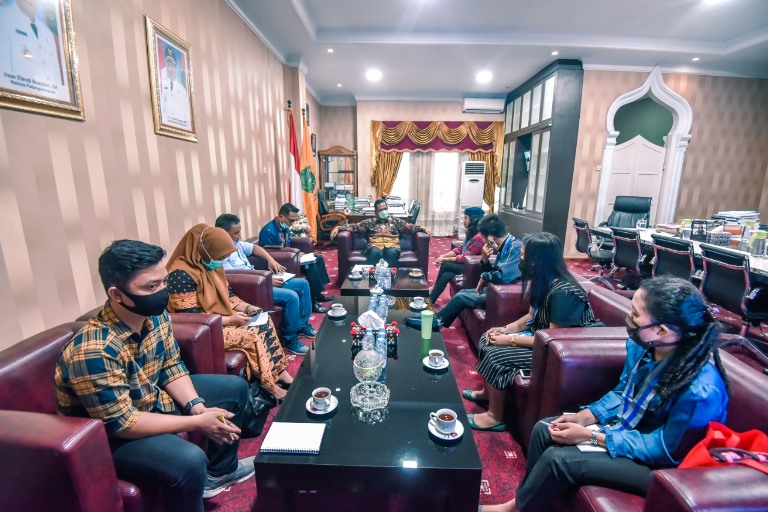 Terima Pengurus GMKI, Walikota Irsan Nasution : Pemkot Selalu Membuka Diri untuk Berdiskusi