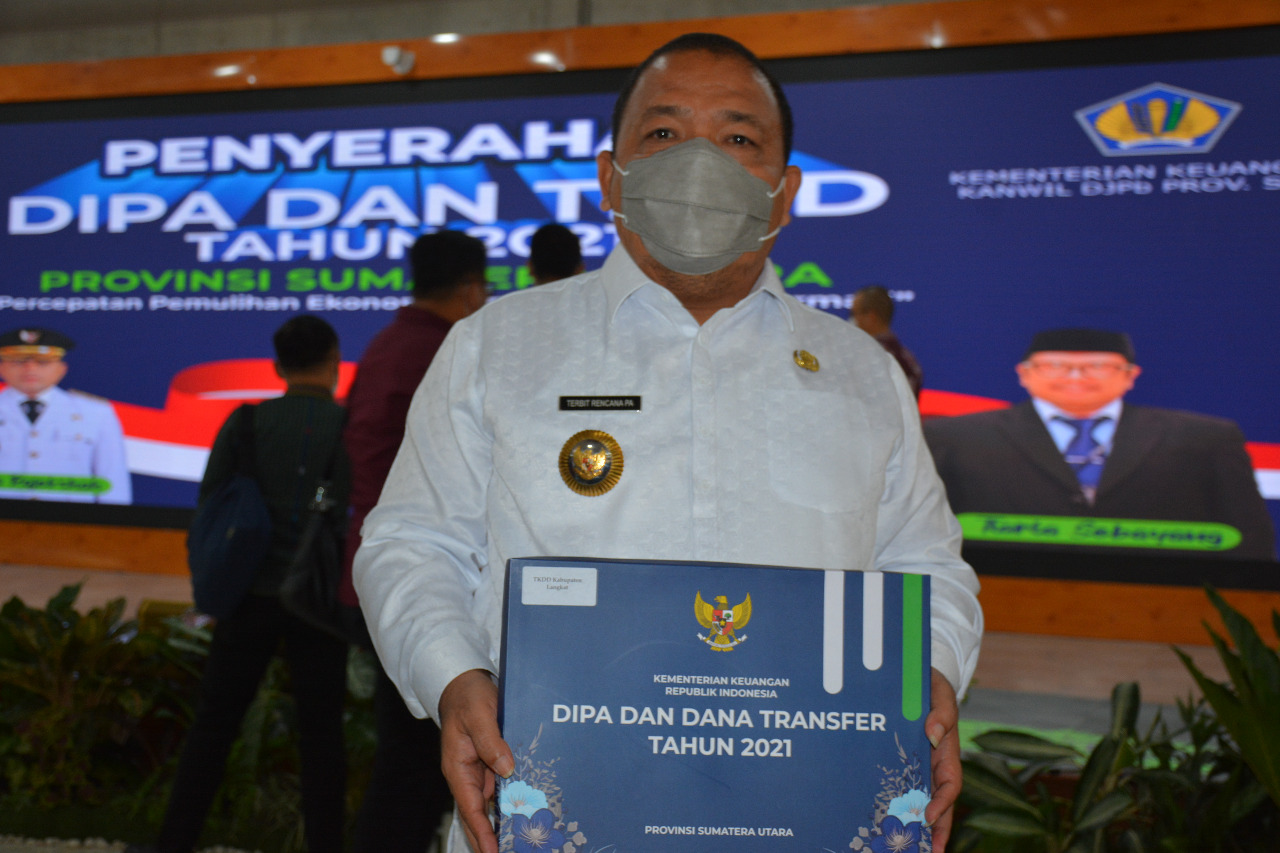 Pemkab Langkat Terima DIPA dan TKDD TA.2021