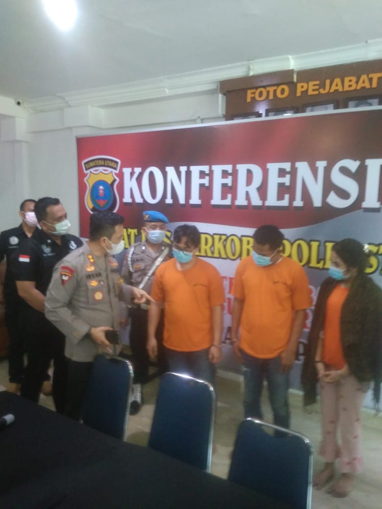 Polrestabes Medan Tangkap Oknum DPRD Labura bersama Seorang Wanita dan Supir Diduga Usai Pesta Narkoba