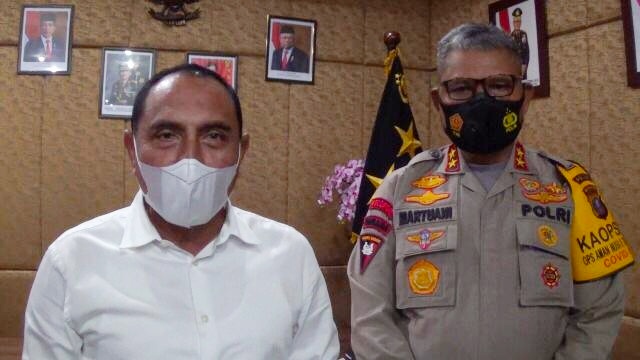 Kapolda Sumut dan Gubsu Akan Bubarkan Para Pelanggar Protokol Kesehatan di Sumut