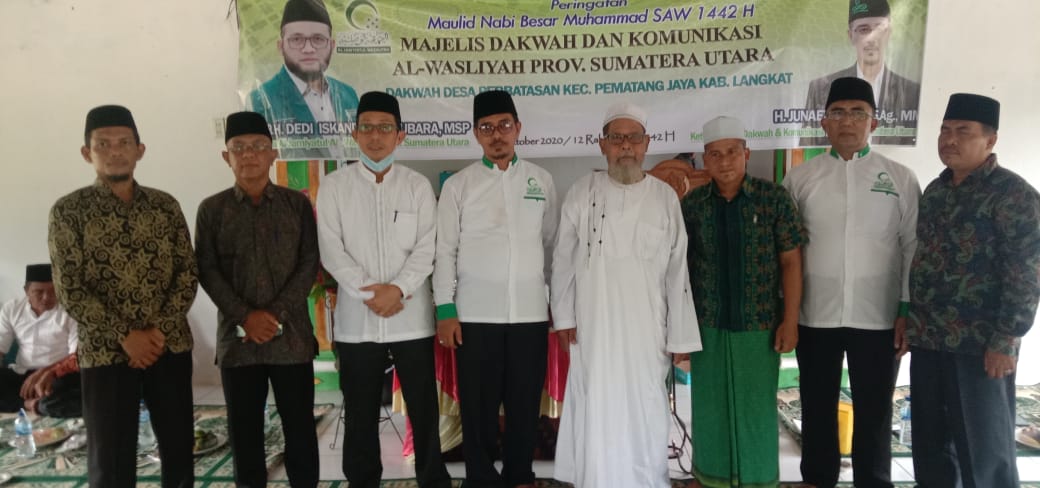 Majelis Dakwah Al Washliyah Maulid Nabi di Daerah Perbatasan Sumut-Aceh