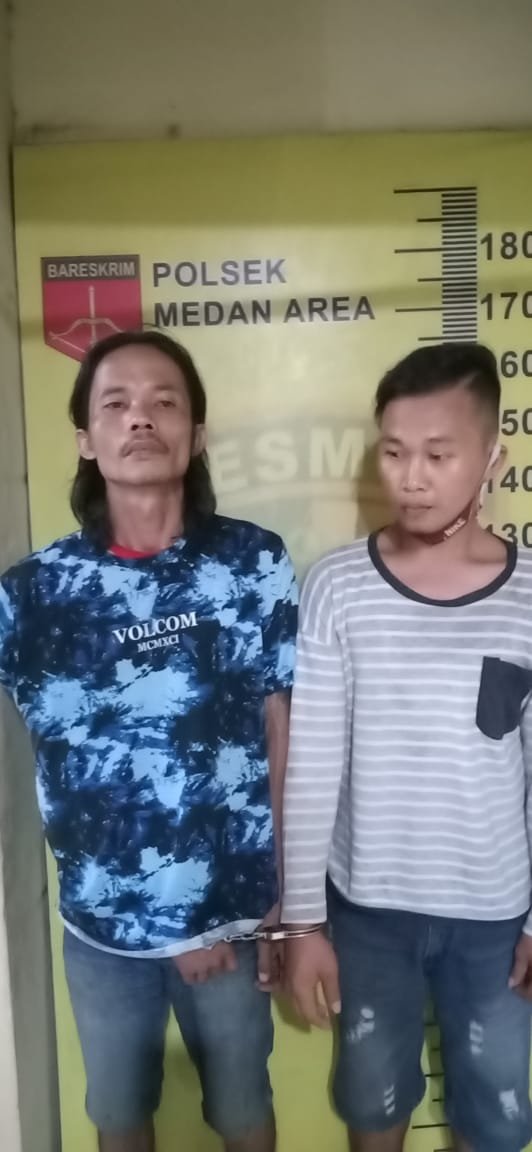 Polsek Medan Area Ringkus 2 Kawanan Komplotan Maling Bongkar Rumah