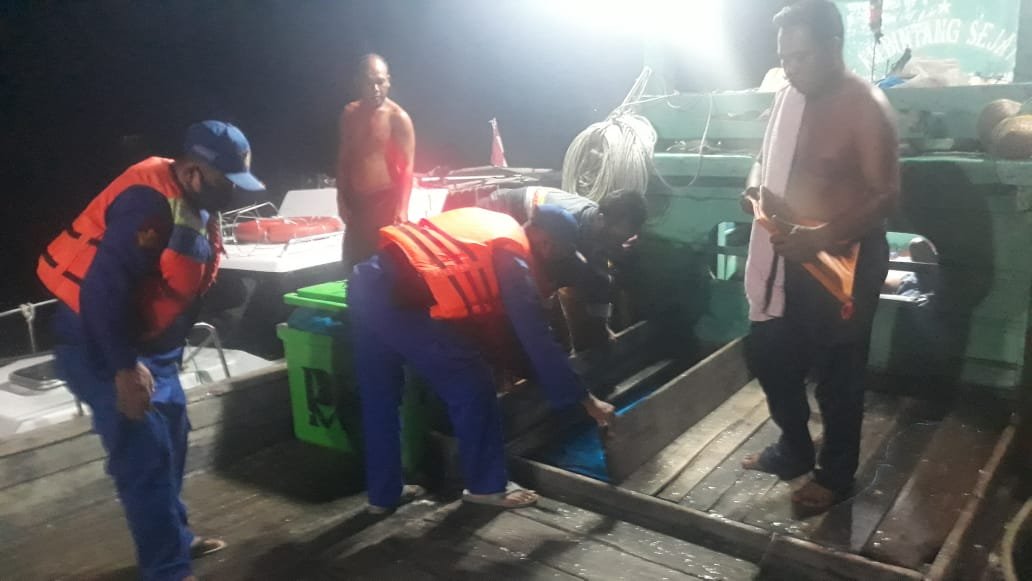 Sat Polair Polres Tanjungbalai Patroli Antisipasi Pelanggaran Diperairan Asahan