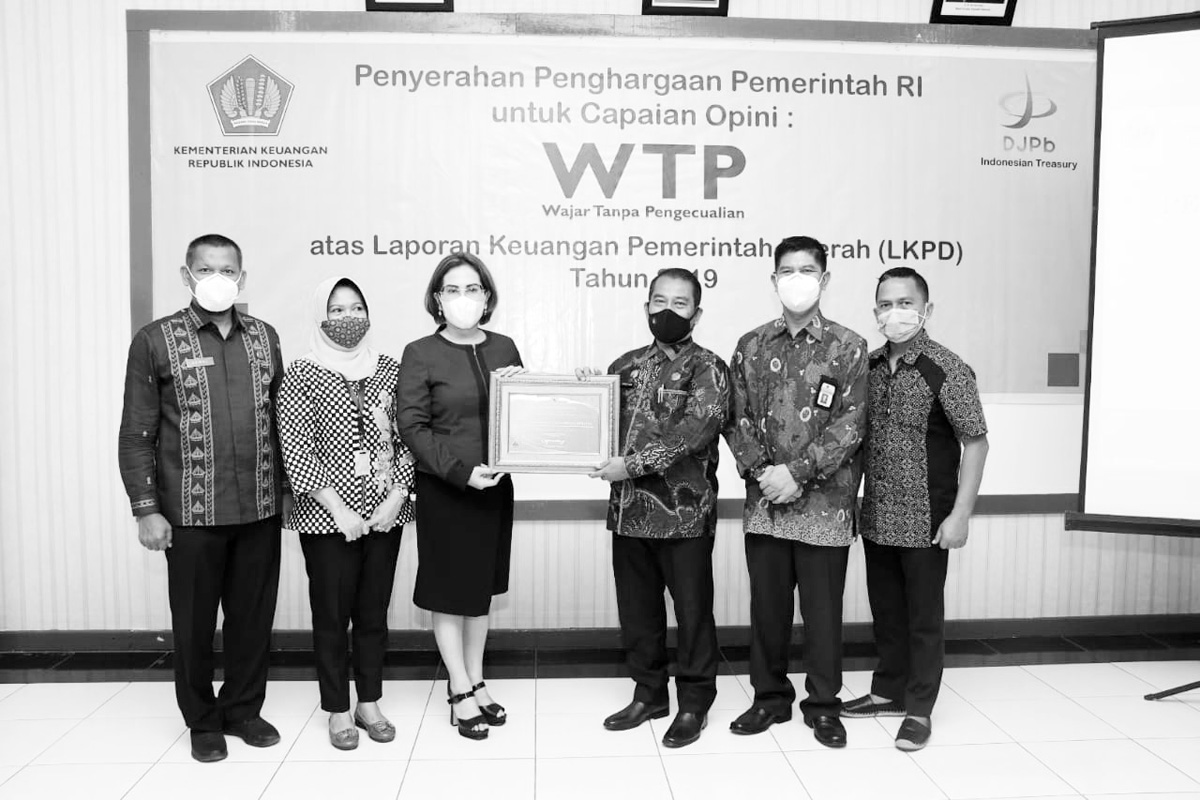 Pemkab Sergai Terima Penghargaan Opini WTP dari Kemenkeu RI