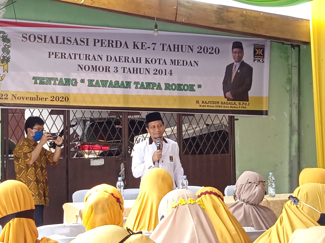 Sosialisasikan Perda KTR, Rajudin Ingin Warga Memahami untuk Kebaikan Kota Medan