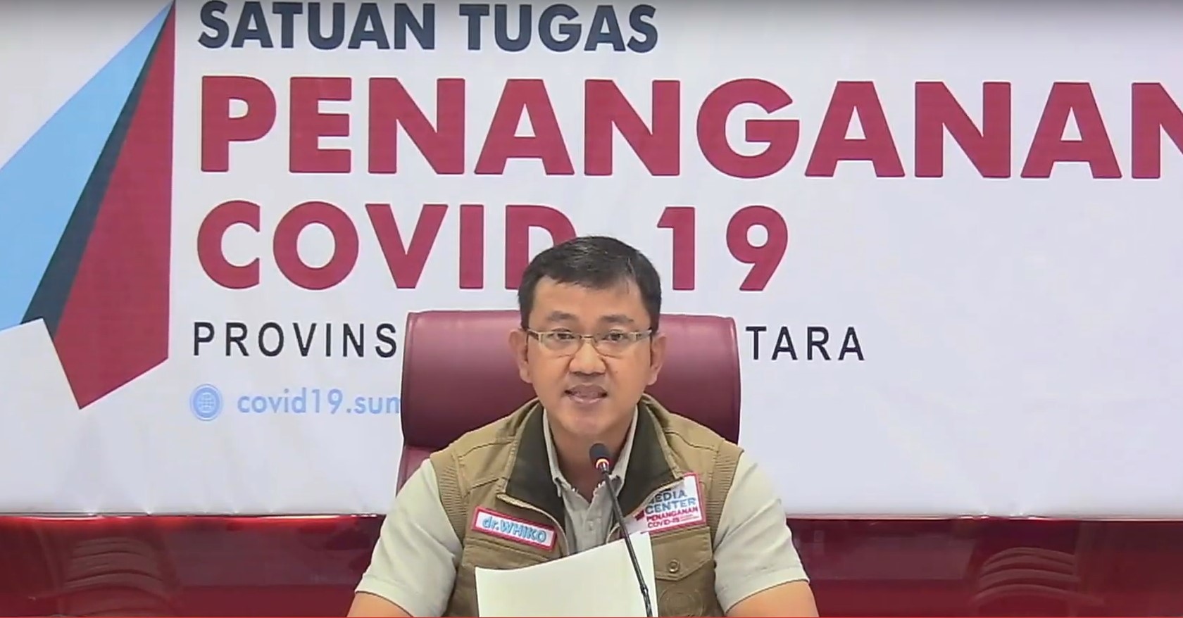 Angka Kesembuhan Sumut Lampaui Dunia  Satgas Covid-19 Sumut Ingatkan  Masyarakat Terus Jalankan 3M