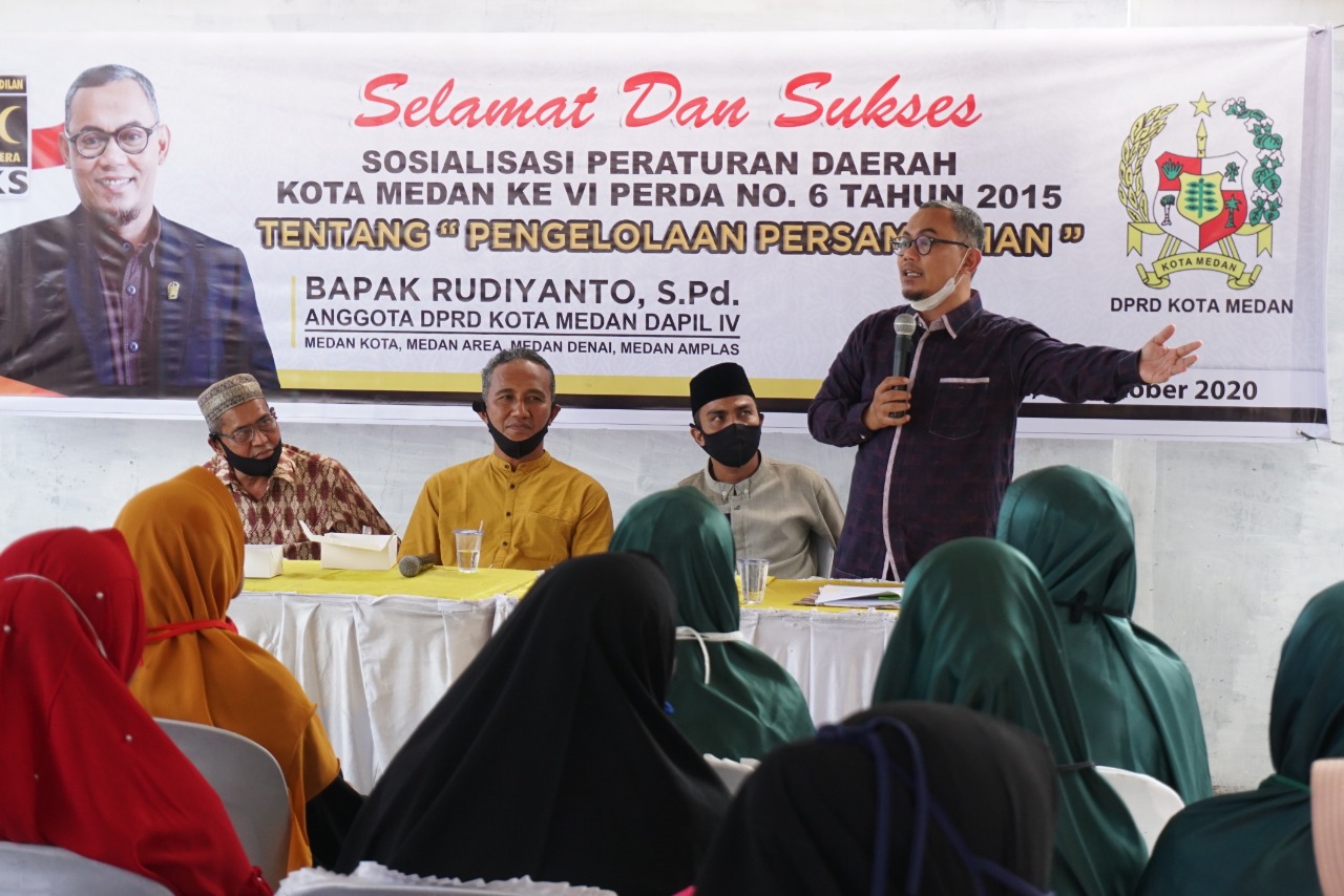 Sosialisasi Perda Pengelolaan Persampahan, Rudiyanto Simangunsong: Warga Minta Bak Sampah Permanen