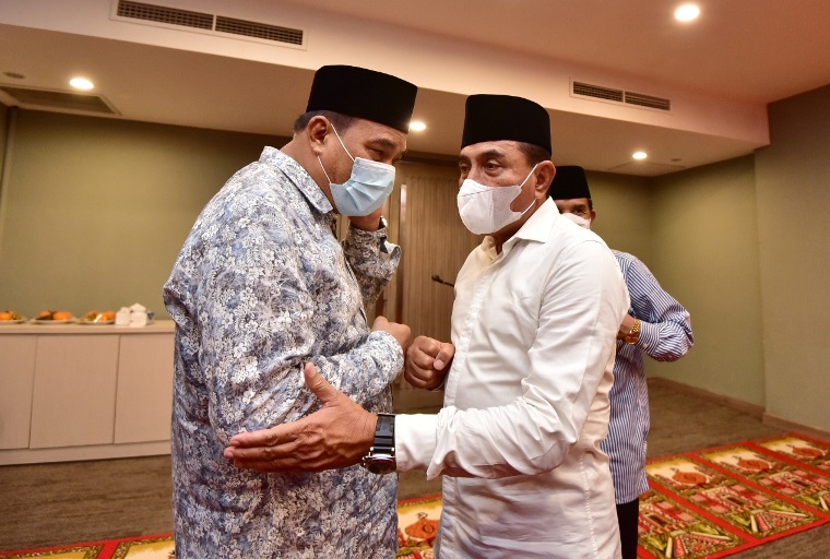 Semangati Kafilah Sumut di MTQN XXVIII Gubernur Edy : Selamat Bertanding, Berikan yang Terbaik