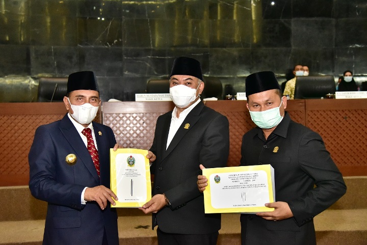 Gubsu SampaikanÂ Nota Keuangan RAPBD 2021, Pendapatan Daerah ditargetkan Rp13.517.499.451.958