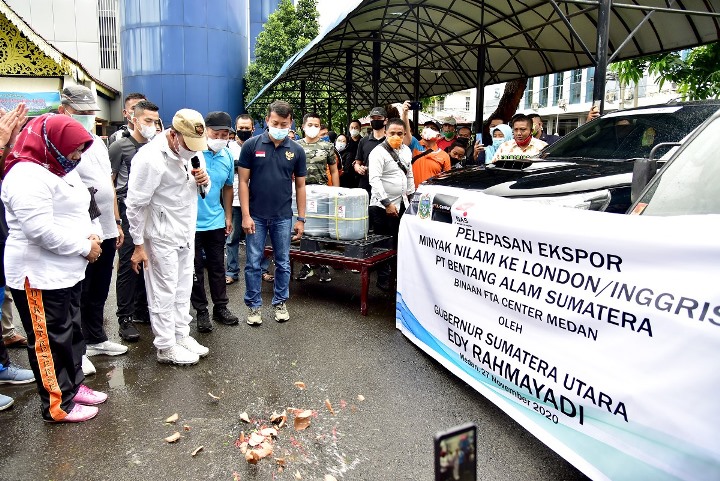 Edy Rahmayadi Serahkan Bantuan Stimulus  Ekonomi kepada UMKM dan Usaha Tani
