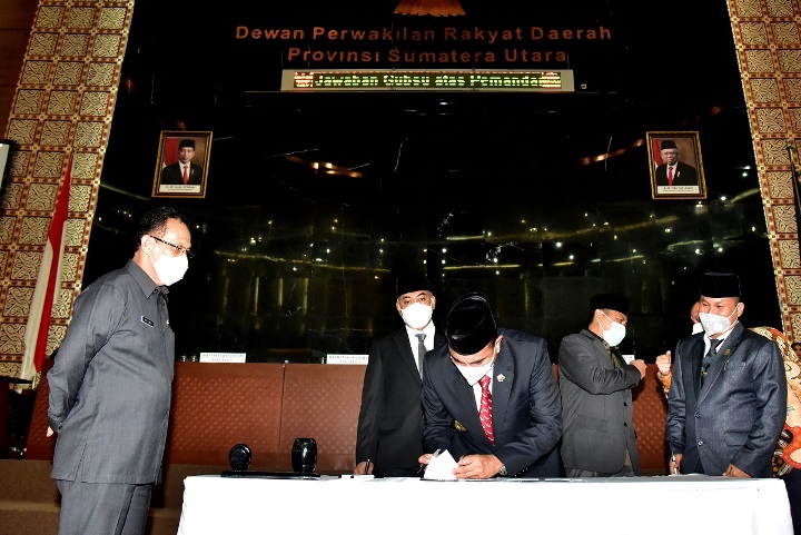 APBD Sumut 2021 Disahkan,Â Pendapatan daerah ditargetkan Rp13,5 triliunÂ 
