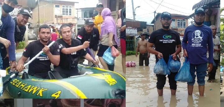 MPTW Perduli Kemanusiaan Berikan Bantuan Untuk Korban Banjir Sei Mati