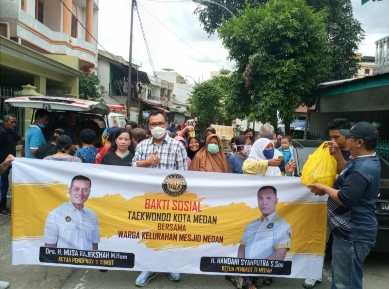 Pengkot TI Medan Gelar Bakti Sosial