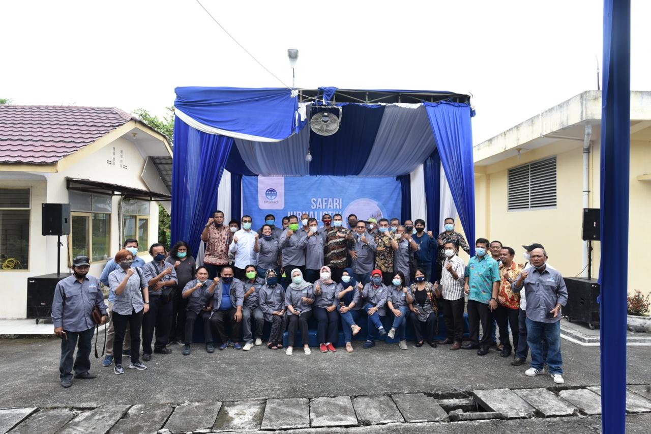 PDAM Tirtanadi-Forwadi Gelar Safari Jurnalistik Sosialisasi L2T2 , Dirut : Tirtanadi Layani Air Limbah Non Perpipaan.