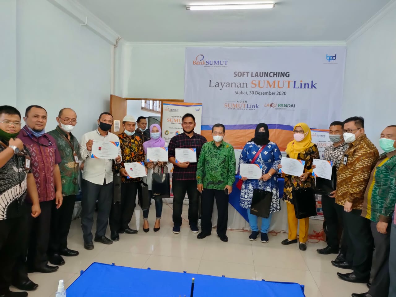 Perluas Akses Layanan Perbankan Tanpa Kantor,  Bank Sumut Luncurkan Layanan SUMUT LINK