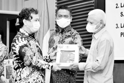 Bupati Asahan Hadiri Penyerahan LHP Kepatuhan Atas Belanja Daerah Tahun 2020