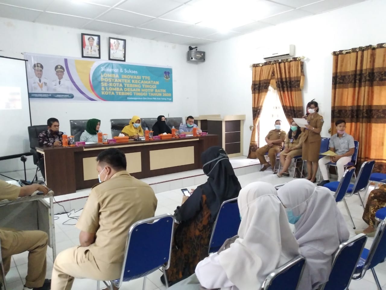 Dinas PMK Tebing Tinggi Gelar Inovasi TTG dan Desain Motif Batik