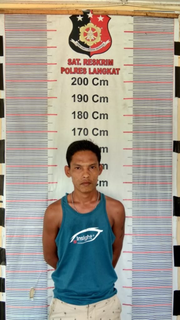 Miliki Sabu,Iwan Taing Diamankan Polsek Pangkalan Brandan.