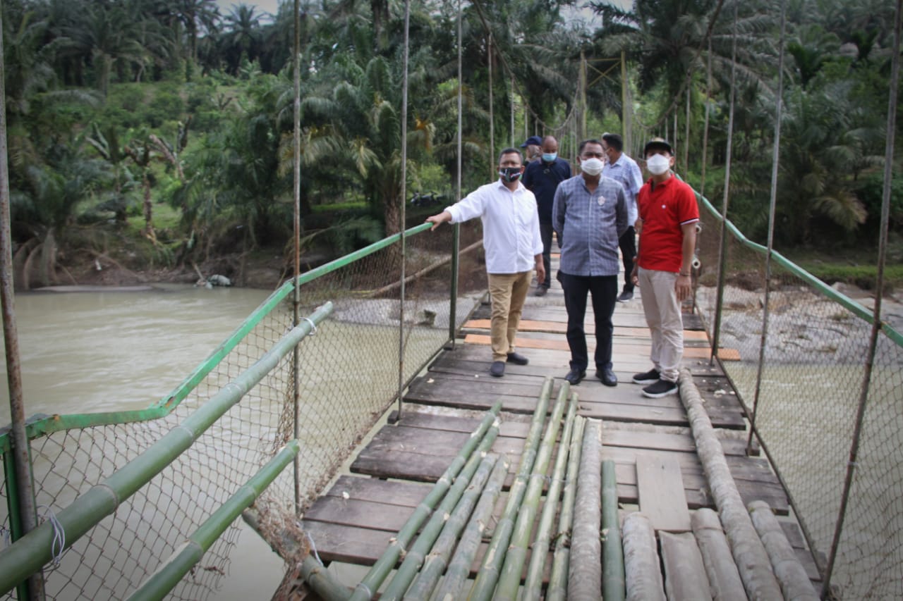 Sejumlah Jembatan di Sergai Rusak Parah, Ini yang Dilakukan Darma Wijaya
