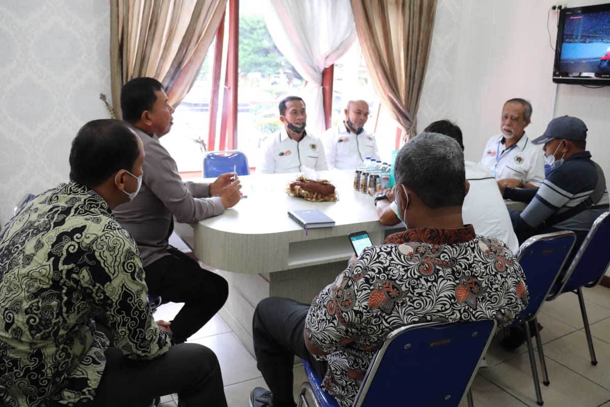 Sukseskan Penyelenggaraan Konfrensi PWI Kabupaten Langkat VI 15 Desember Mendatang,Panitia Audensi Ke Polres Langkat