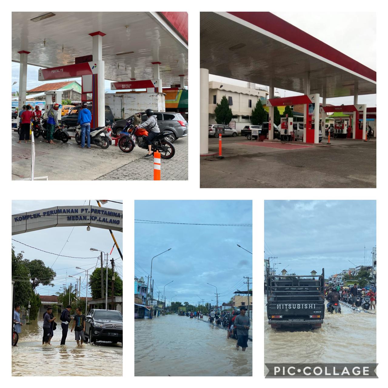 Pasca Hujan Lebat di Jalan KM 9-10 Medan-Binjai, Pertamina Pastikan Distribusi BBM dan Elpiji Aman