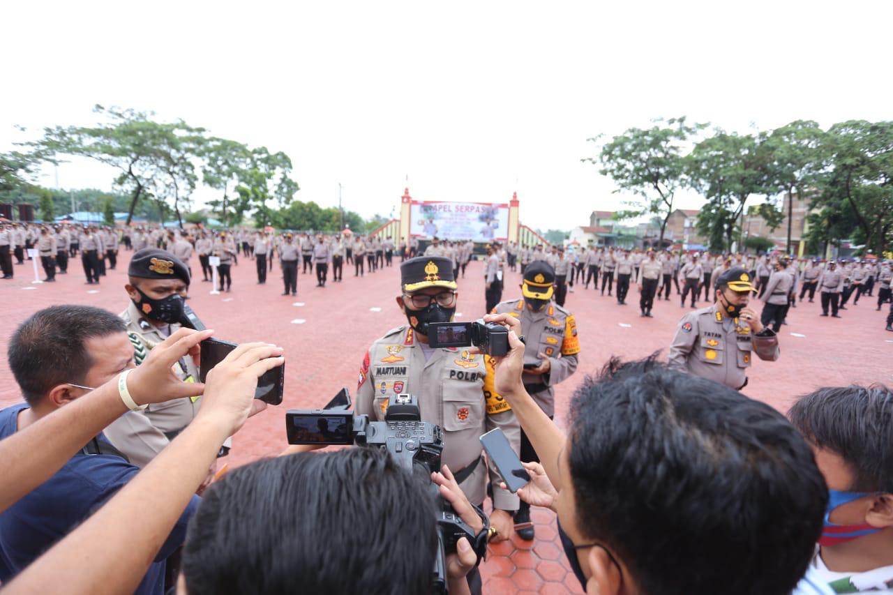 Pengamanan Pilkada Nisel 2020, Polda Sumut Kirim 713 Personil BKO
