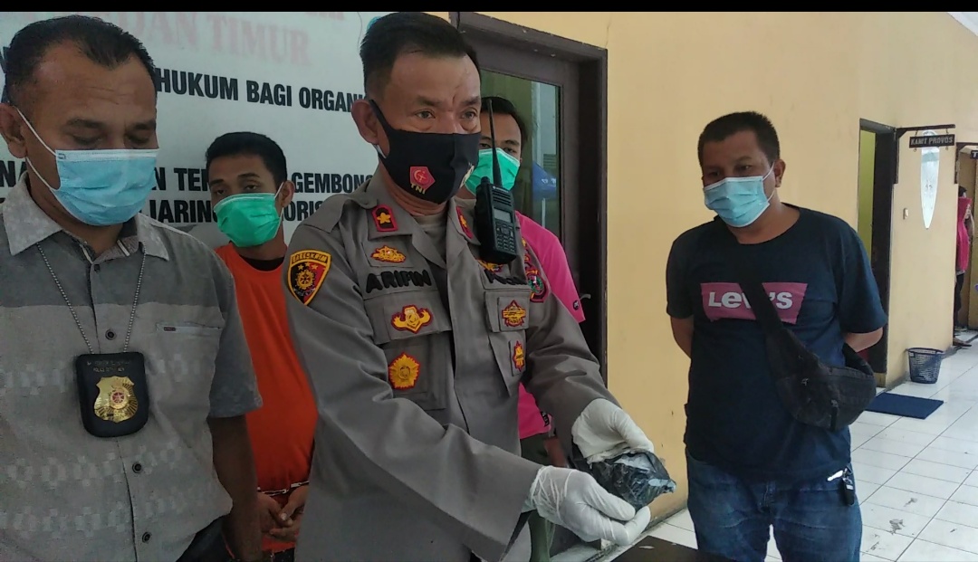 Polsek Medan Timur Tangkap Kurir Bawa 1 Ons Sabu