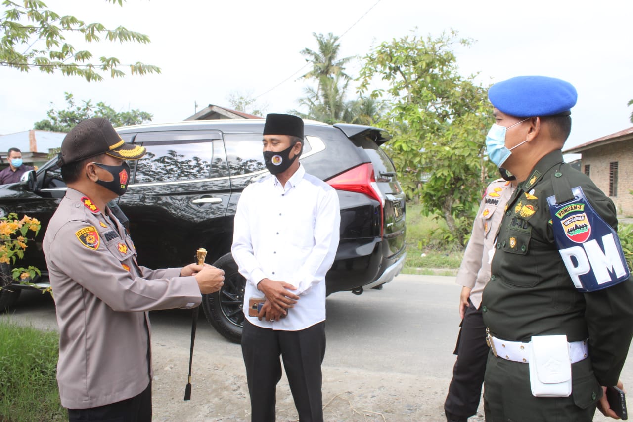 Tinjau Pelaksanaan Pilkada di Sergai, Kapolres Pimpin Patroli Skala Besar