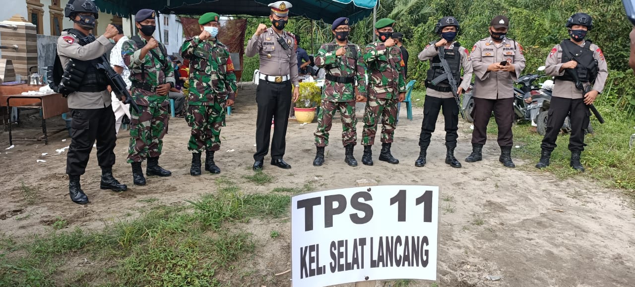 Patroli Skala Besar TNI-Polri Polres Tanjung Balai Sukses Menciptakan Kondusifitas dalam Pelaksanan Pemungutan Suara Pilkada