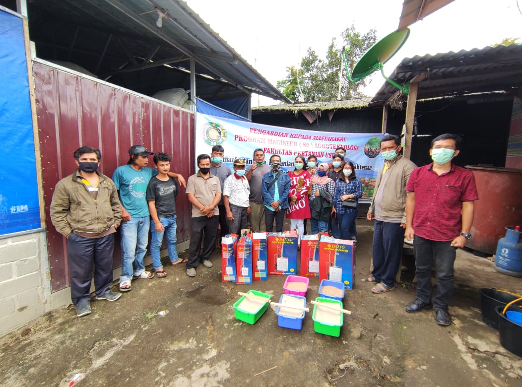 Program Magister Agroteknologi Pertanian  USU Bina Petani Kabupaten Karo