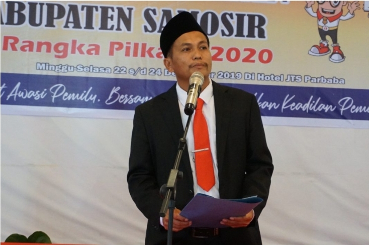 Bawaslu Samosir Terima Laporan Politik Uang dari Rap Berjuang, Sat Brimob Polda Sumut Patroli Dialogis