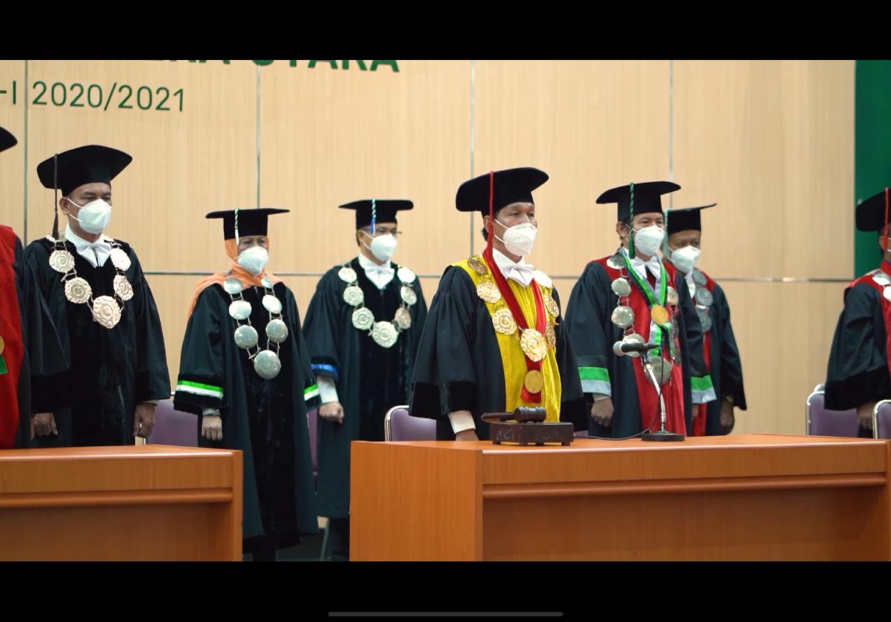 Wisuda 867 Orang Lulusan USU Secara Daring