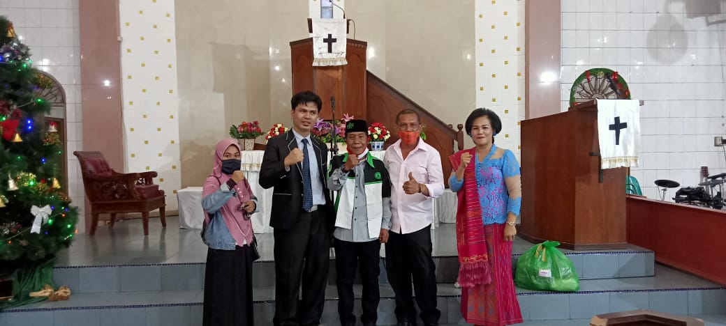 Bakopam Sumut Kembali Salurkan Bantuan Tahap VI kepada Umat Nasrani