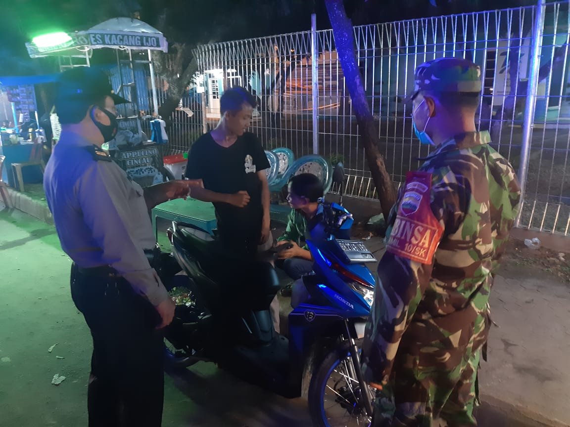 Imbau Masyarakat Tanjung Balai Patuhi Prokes dan Cipta Kondisi Pemilu 2020 , TNI-Polri Gelar Patroli Gabungan