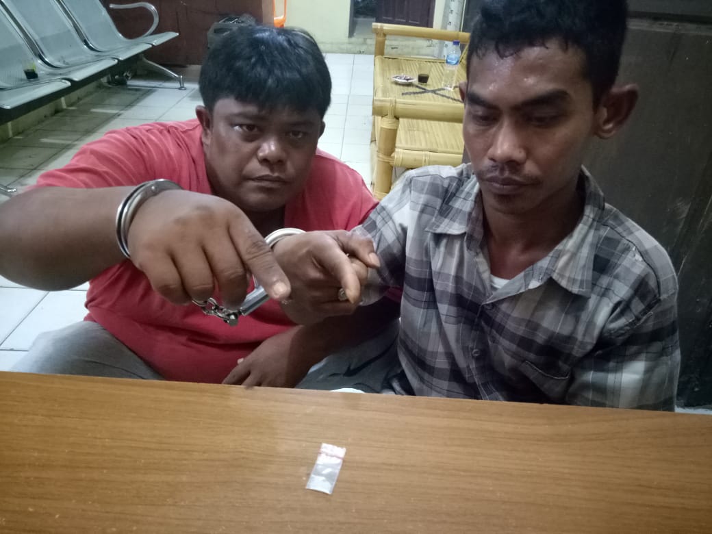 Miliki Shabu, Rendi dan Abdi Diamankan Opsnal Polsek Salapian