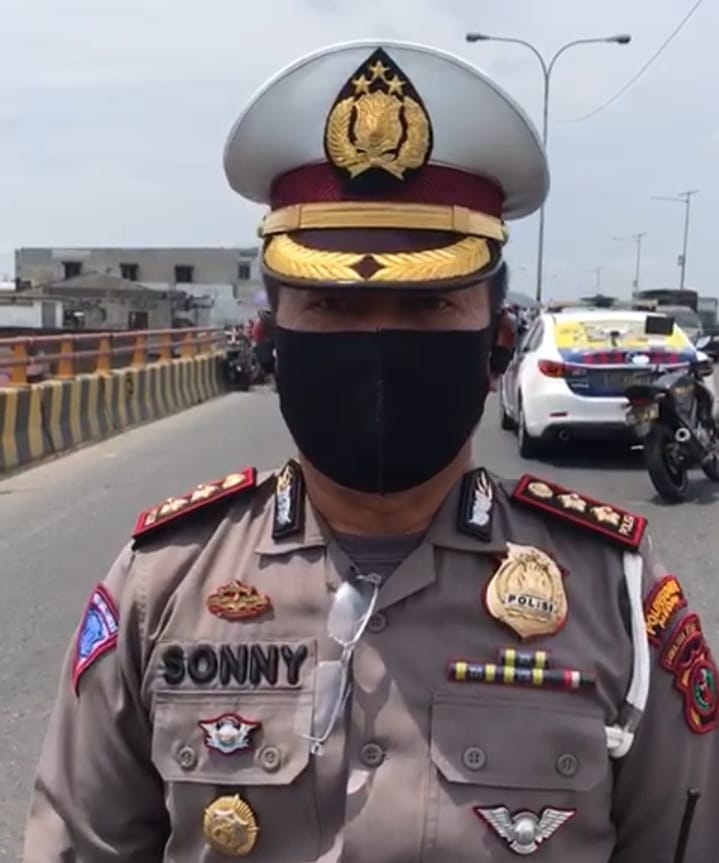 Kasat Lantas Polrestabes Medan AKBP Sonny W Siregar : Malam Tahun Baru Imbau Masyarakat Tetap di Rumah