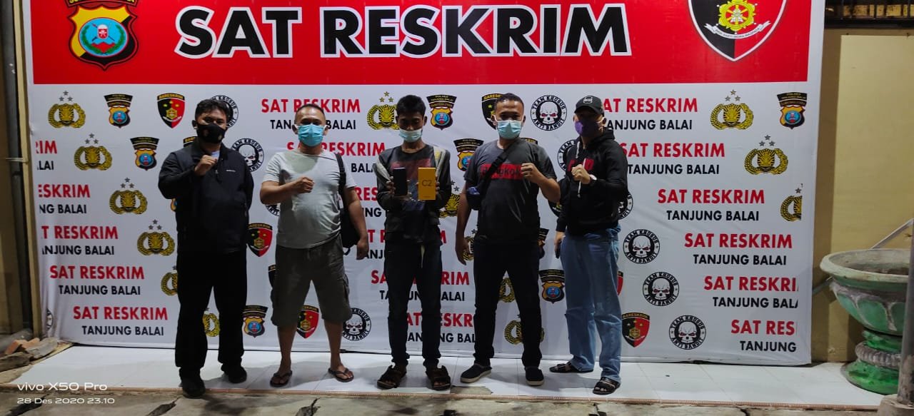 TEKAB Sat Reskrim Polres Tanjung Balai Ungkap Kasus Curat, 1 dari 2 Pelaku Buron