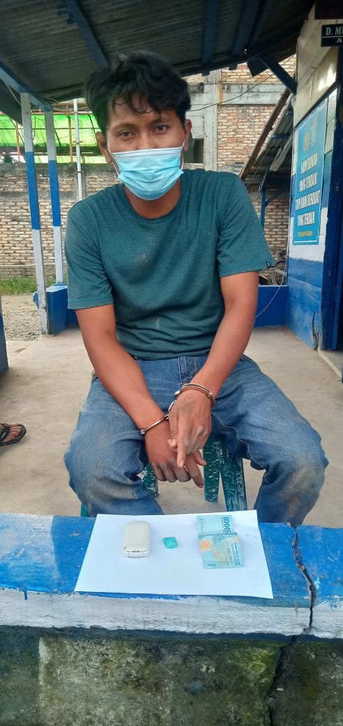 Akhir Tahun 2020 Polsek Panai Tengah Gulung Pengedar Sabu