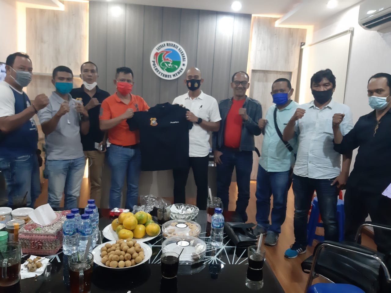 Pewarta Komitmen Dukung Kinerja Satresnarkoba Polrestabes Medan