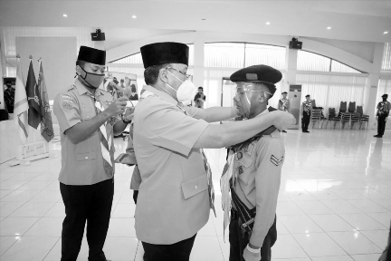 Sekda Asahan Jambore Cabang Asahan 2020