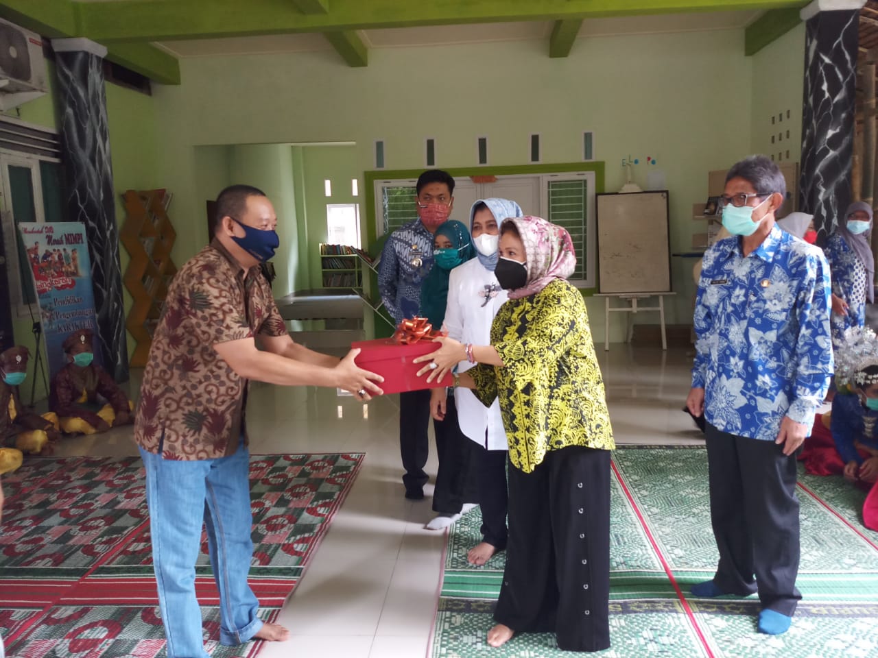 Ketua GPMB Sumut Kunjungi Sanggar Lingkaran Di Kecamatan Pantai labu