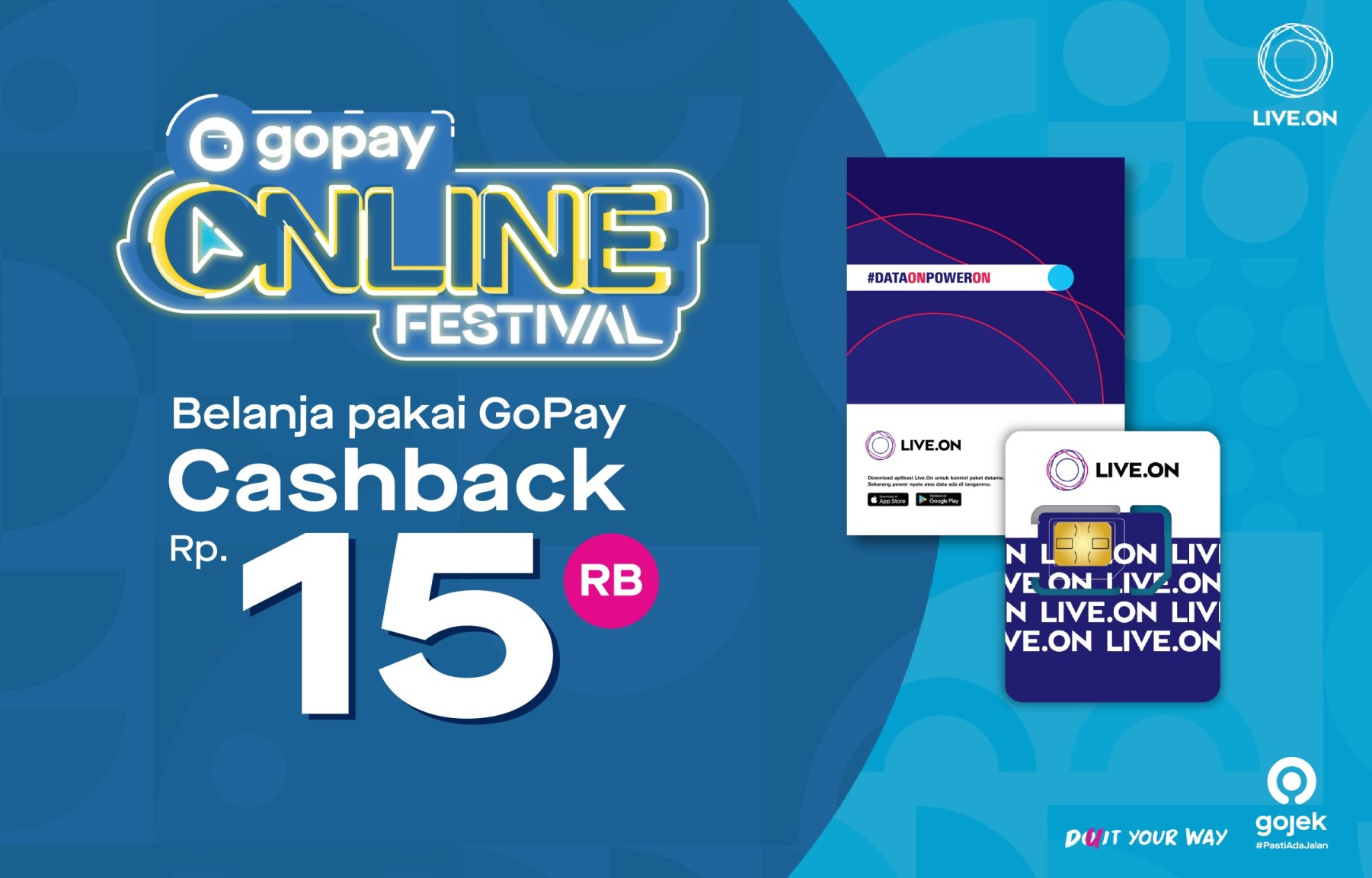 Live.On Memperluas Metode Pembayaran E-Wallet dengan GoPay Untuk Memenuhi Permintaan Kaum Milenial akan Value dan Kenyamanan  Terus Meningkat